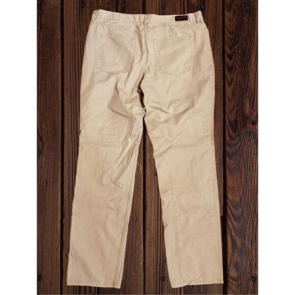 Michael By Michael Kors Men’s Size 36/32 Tailored Fit Khaki Pants • Relaxed - Picture 2 of 14